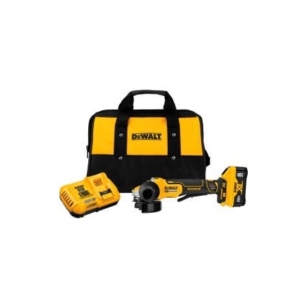 Dewalt DeWALT 20V MAX XR Switch Small Angle Grinder W/ Tool Technology Kit, Brushless, 4.5"-5" DCG415W1